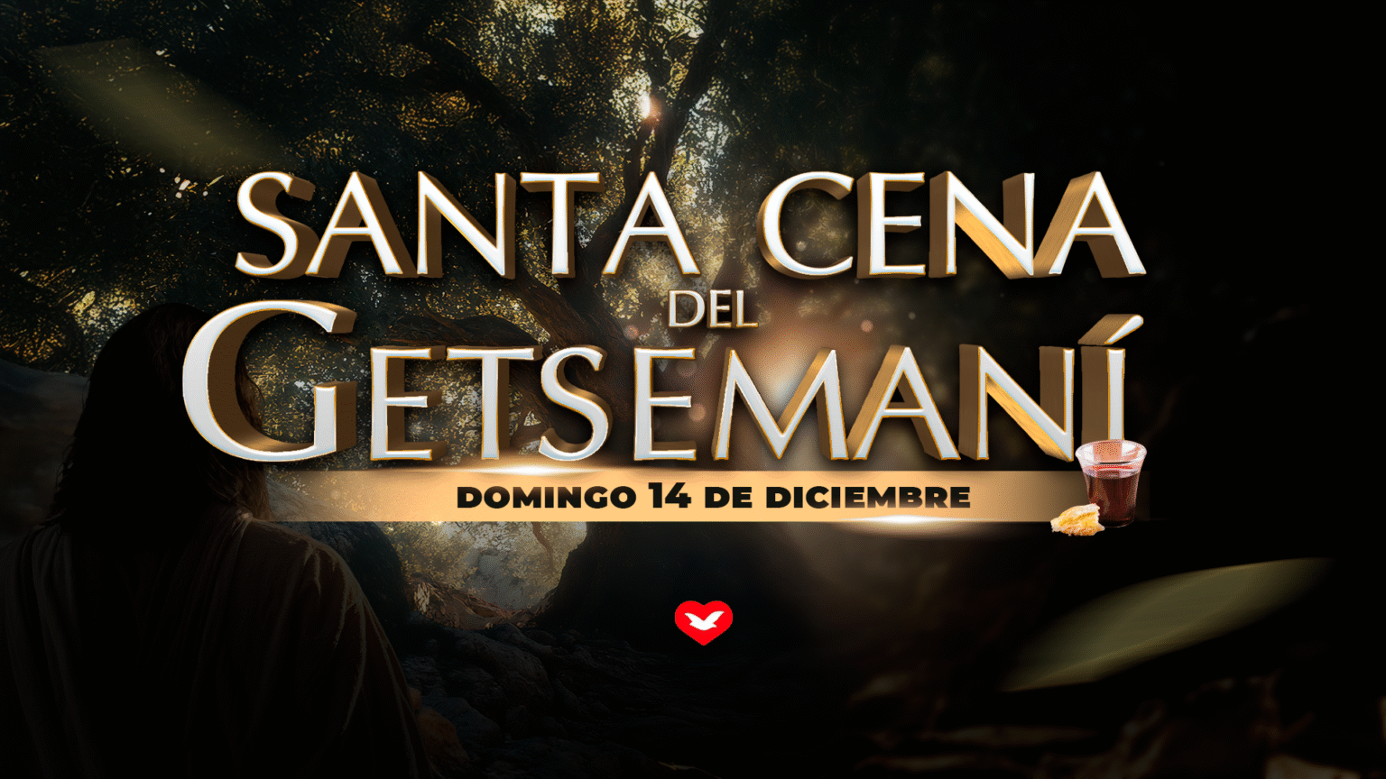 Domingo 14 de diciembre, participaremos en la “Santa Cena de Getsemaní”.