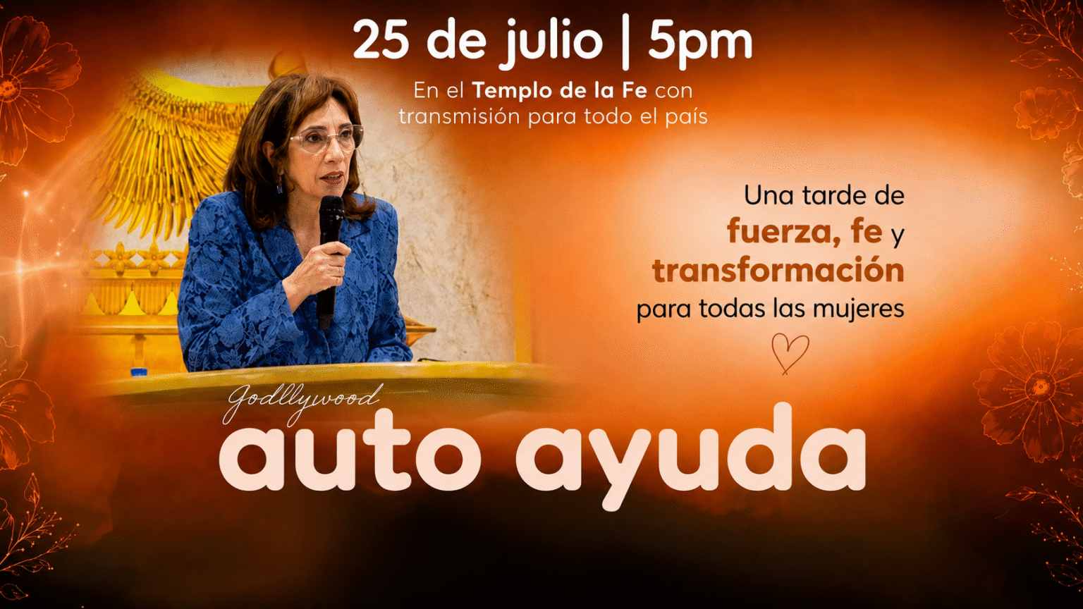 Godllywood Autoayuda: reserva el 25 de julio para este encuentro especial