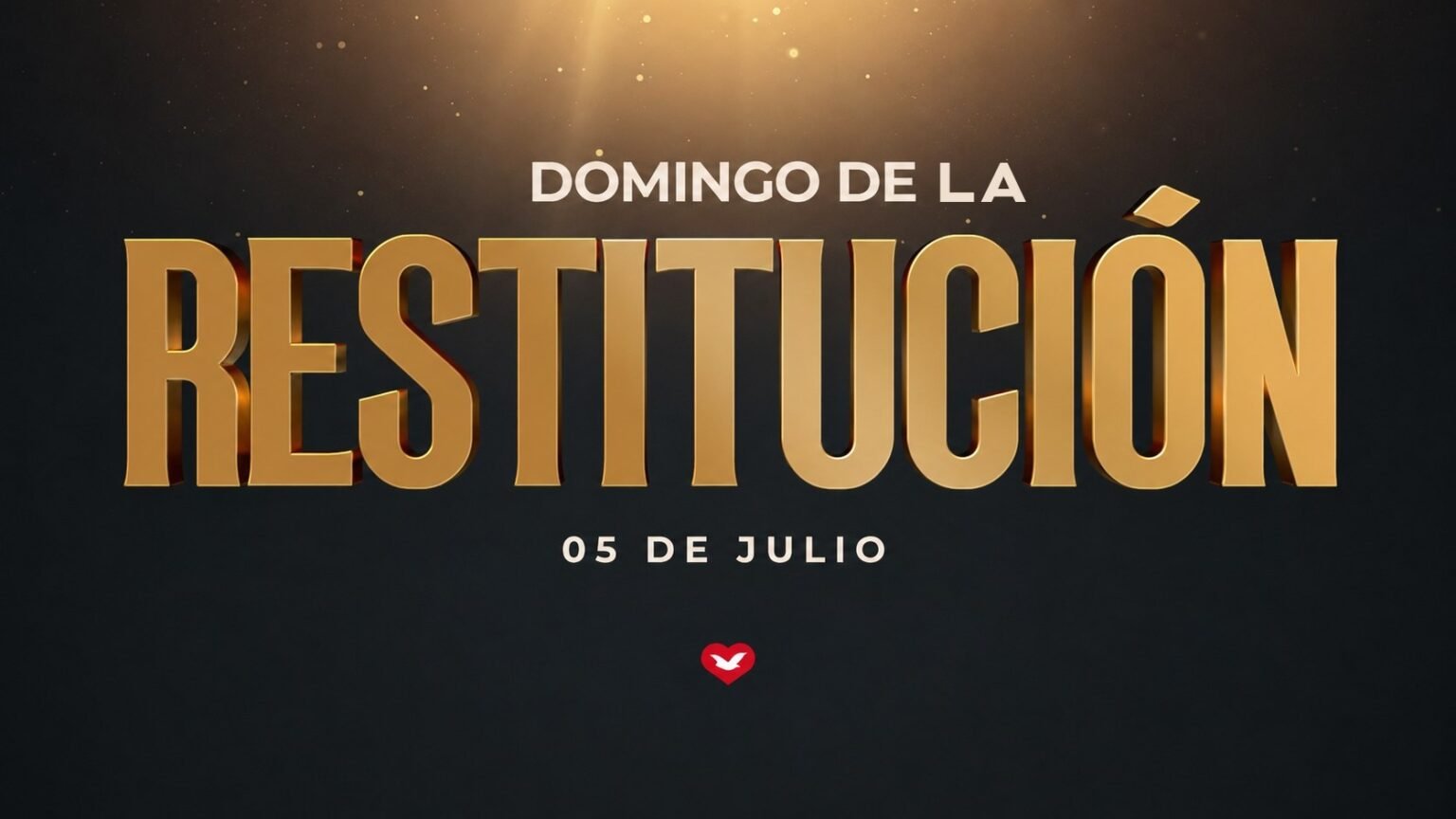El segundo semestre de la renovación espiritual ha comenzado.